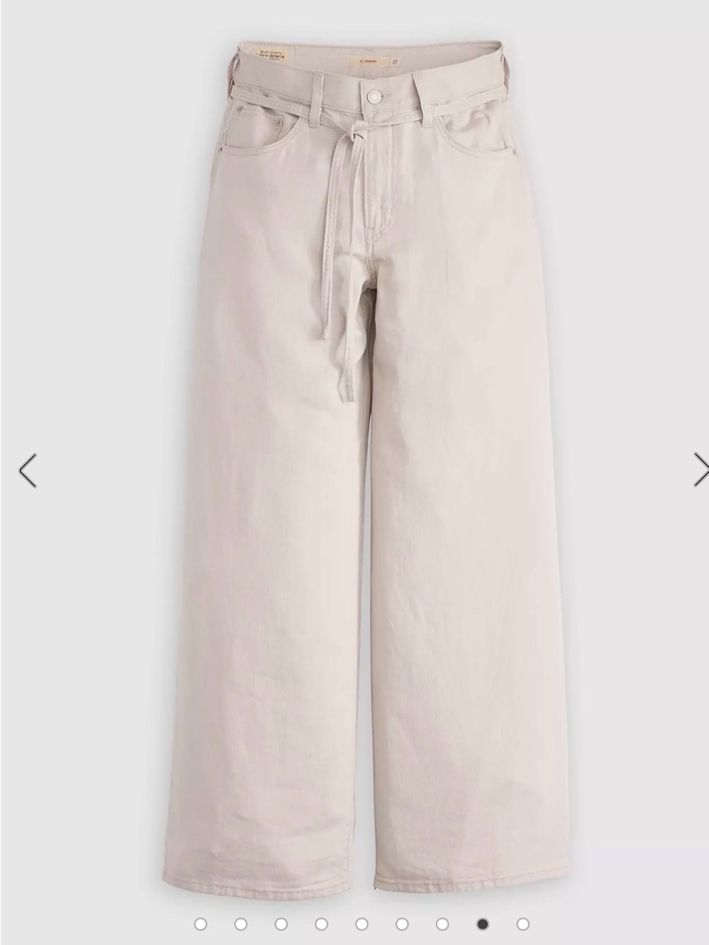 LEVI’S XL BAGGY STRAIGHT LINEN BLEND WOMEN'S PANTS (size waist 25, length 29) - Picture 5 of 12